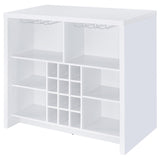 Topanga Engineered Wood Freestanding Home Bar, White