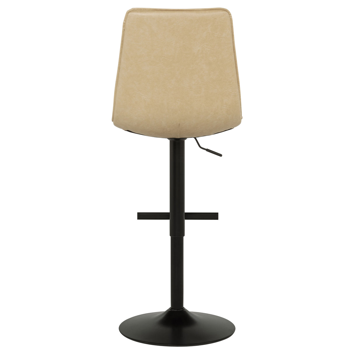 Eldridge Faux Leather Adjustable Bar Stool - Tan
