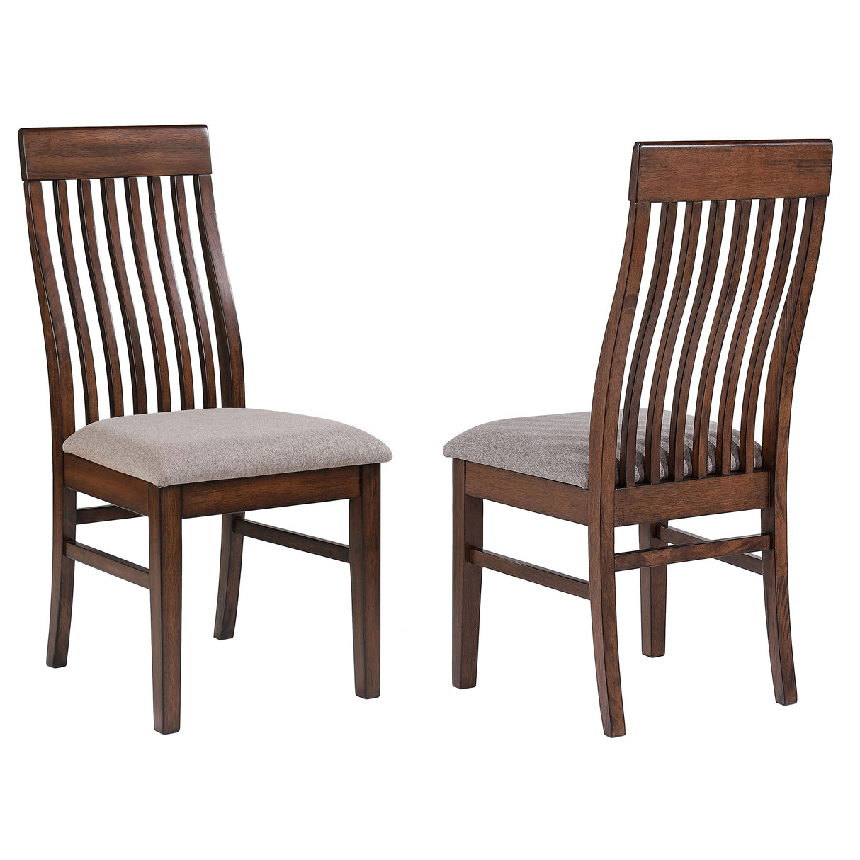 Briarwood Mango Oak Wood Dining Side Chairs, Set of 2