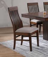 Briarwood Mango Oak Wood Dining Side Chairs, Set of 2