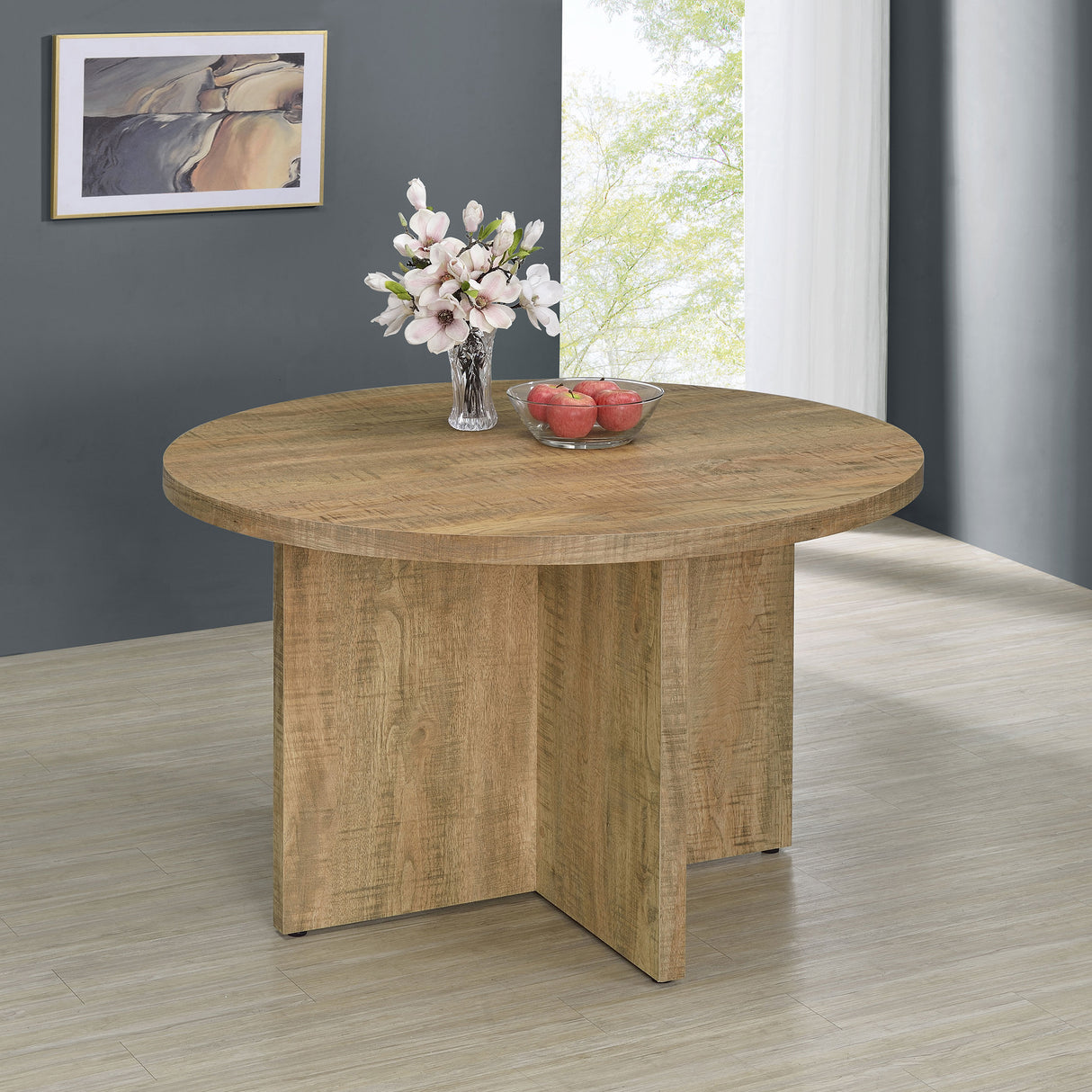 Jamestown Round 47-Inch Dining Table in Mango