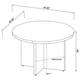 Jamestown Round 47-Inch Dining Table in Mango