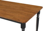 Hollyoak 5-Piece Rectangular Dining Set, Walnut and Black