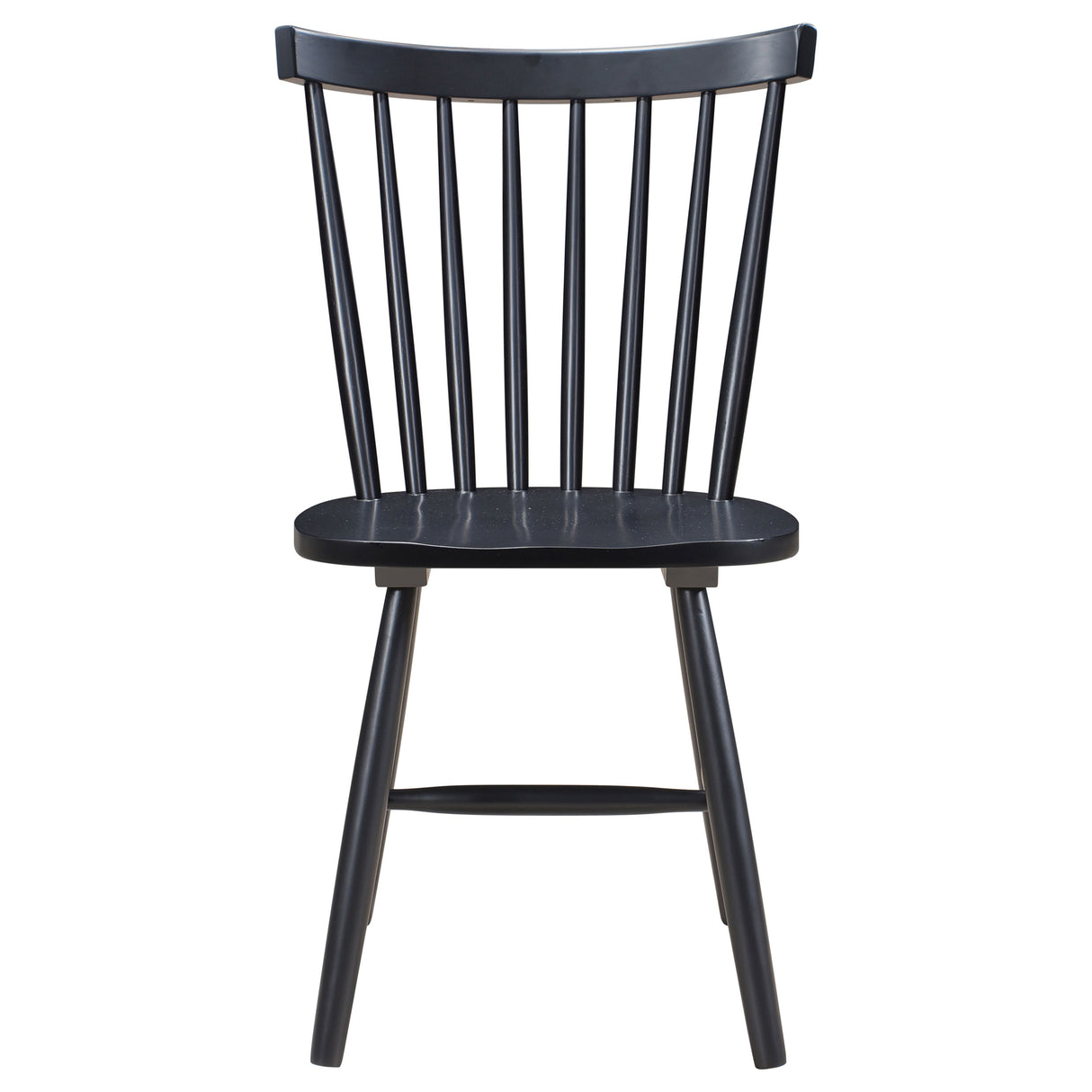 Hollyoak Windsor Wood Dining Side Chair Black Set of 2