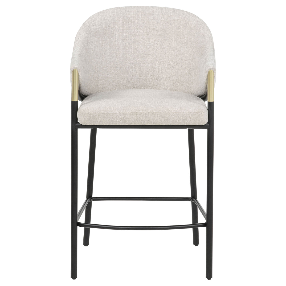 Chadwick Beige Fabric Counter Height Chair (Set of 2)