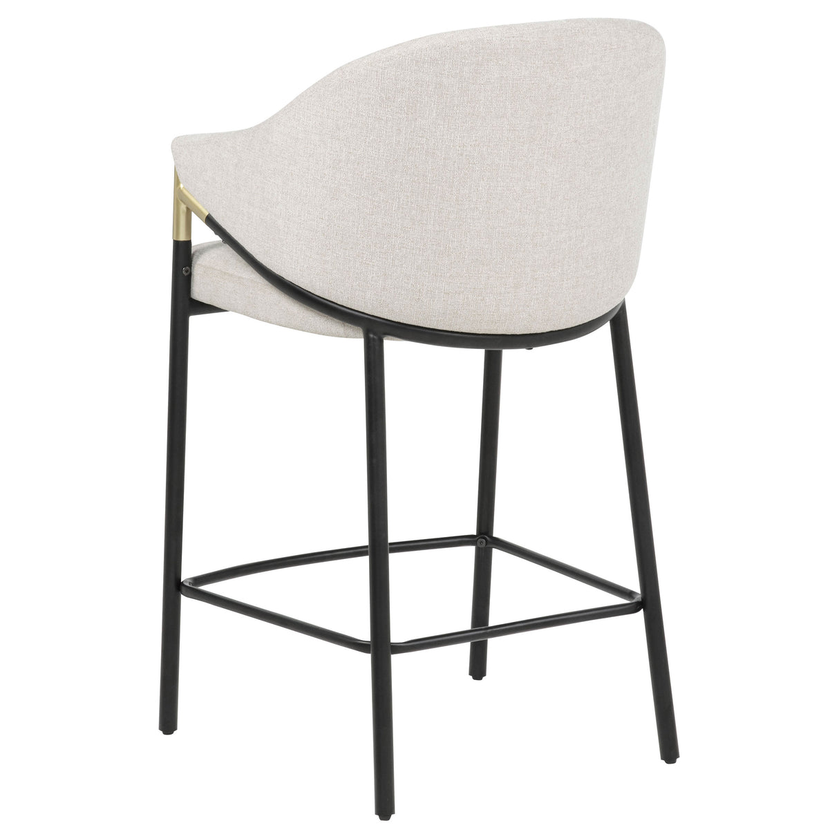 Chadwick Beige Fabric Counter Height Chair (Set of 2)