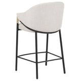 Chadwick Beige Fabric Counter Height Chair (Set of 2)