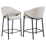 Chadwick Fabric Upholstered Counter Chair Beige, Set of 2