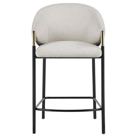 Chadwick Fabric Upholstered Counter Chair Beige, Set of 2