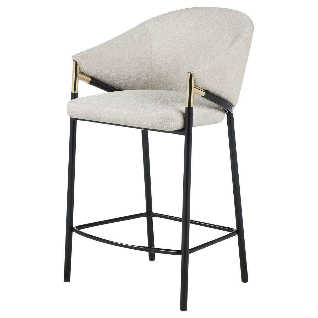 Chadwick Fabric Upholstered Counter Chair Beige, Set of 2