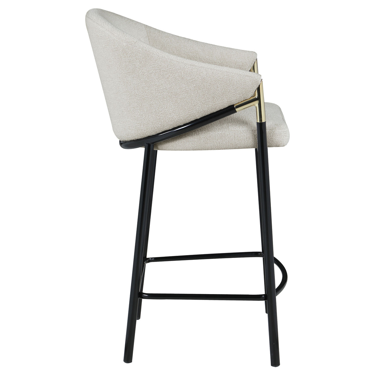 Chadwick Fabric Upholstered Counter Chair Beige, Set of 2