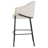 Chadwick Fabric Upholstered Bar Chair Beige (Set of 2)