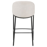 Chadwick Fabric Upholstered Bar Chair Beige (Set of 2)