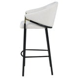 Chadwick Fabric Upholstered Bar Chair Beige, Set of 2