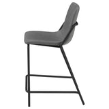 Earnest Upholstered Counter Chair Grey, Set of 2