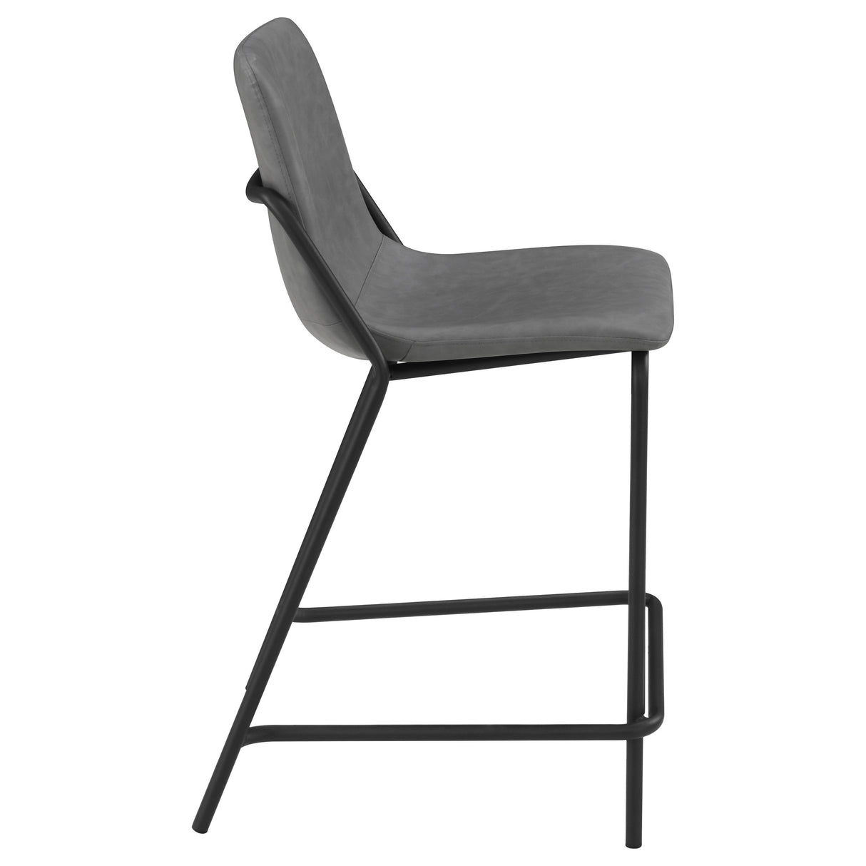 Earnest Upholstered Counter Chair Grey, Set of 2