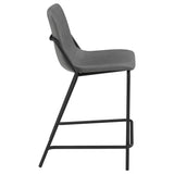 Earnest Upholstered Counter Chair Grey, Set of 2