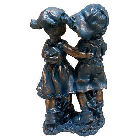 Magnesium Oxide Statues Of A Boy And A Girl, Perfect As Garden Lawn Ornaments, Are Ideal For Backyards, Lawns, And Patios.