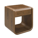 Lanza - End Table With Drawer - Dark Walnut