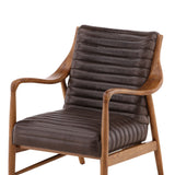 Baxter - Occasional Chair - Light Brown / Dark Brown