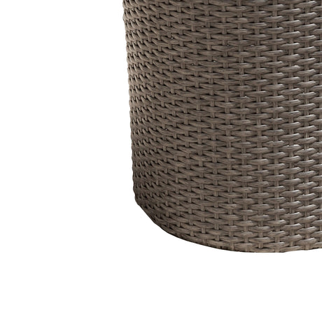 Keaton - Barrel Side Table - Gray