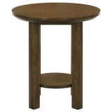 Crispin - Round Table With Lower Shelf
