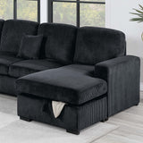 Modern Design Convertible Sectional Storage Bed With USB Port