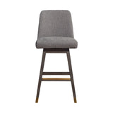 Amelia - Swivel Bar Stool - Gray Oak / Mocha