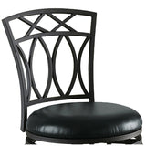 Swivel Stool With Upholstered Seat
