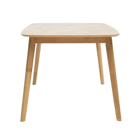 Retro Dining Table With Faux Wood Top