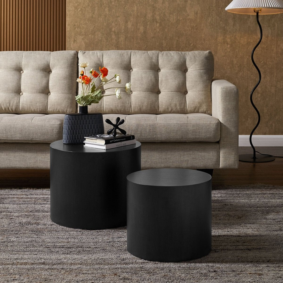 19 Inch Urban Round Nesting Coffee Table Set - Coffee Tables available at Alpine Outlets in Denver