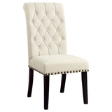 Alana Beige Fabric Upholstered Dining Chair, Set of 2