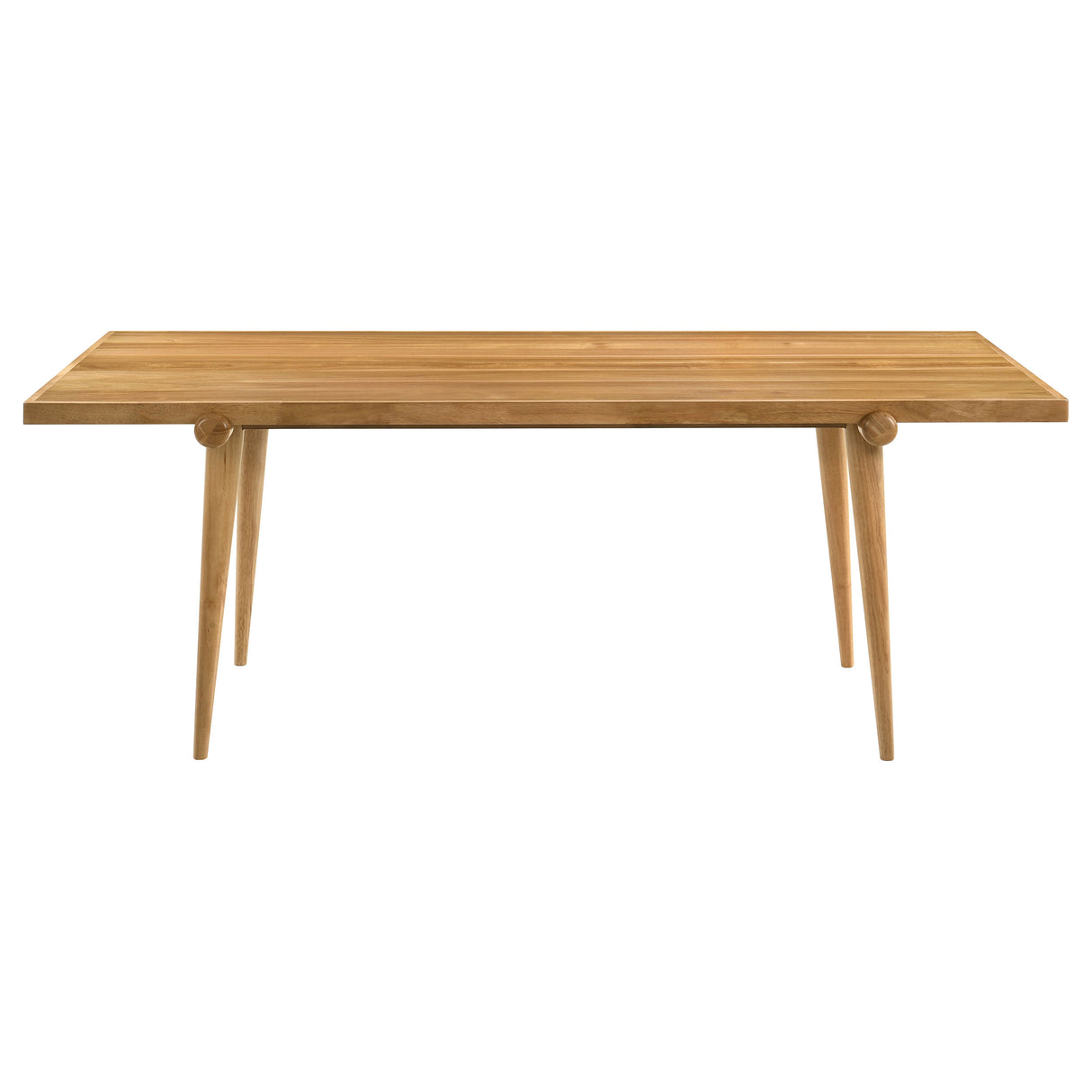 Fabra 79" Rectangular Acacia Veneer Dining Table in Honey