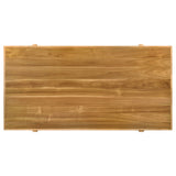 Fabra 79" Rectangular Acacia Veneer Dining Table in Honey