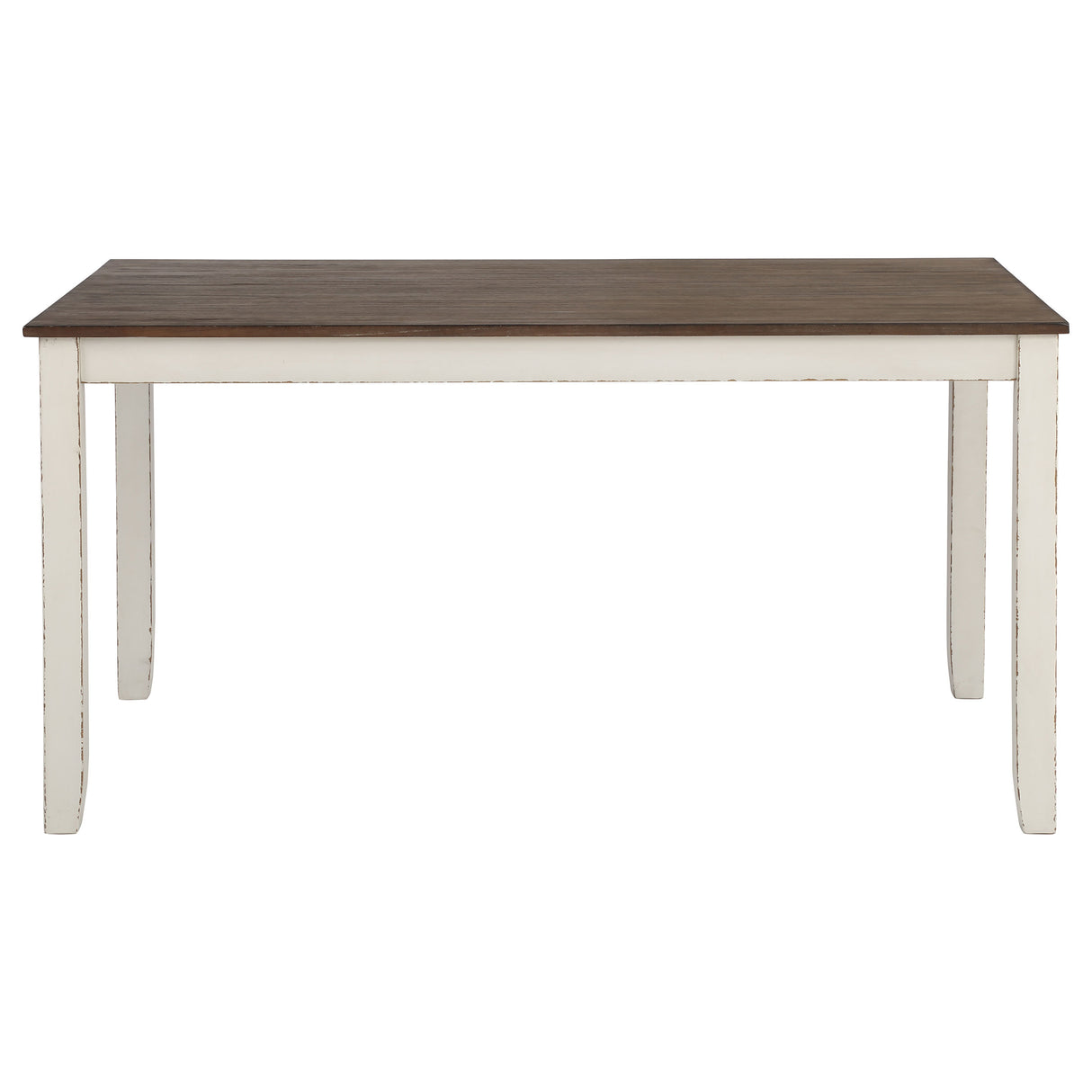 Fortress 7-Piece Rectangular Dining Set Vanilla