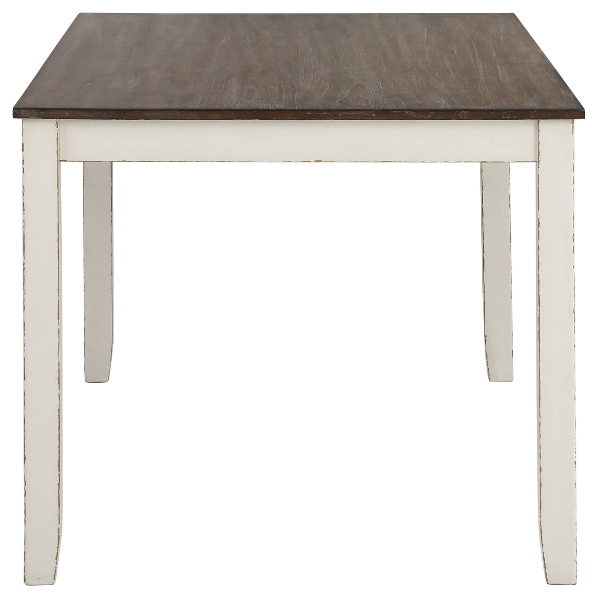 Fortress 7-Piece Rectangular Dining Set Vanilla
