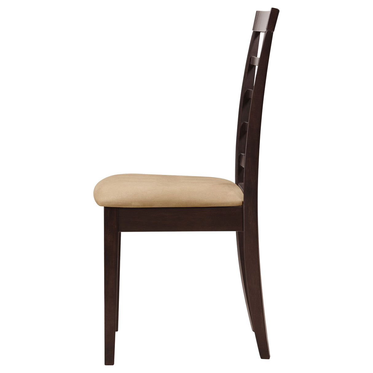 Kelso Lattice Back Dining Side Chair Cappuccino, Set of 2