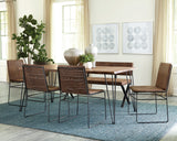 Sherman 71-Inch Live Edge Dining Table Natural Acacia