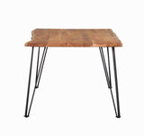 Sherman 71-Inch Live Edge Dining Table Natural Acacia