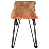 Sherman Wood Dining Bench Natural Acacia