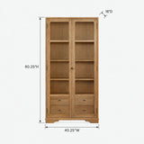 Tall Display Cabinet With Glass Doors