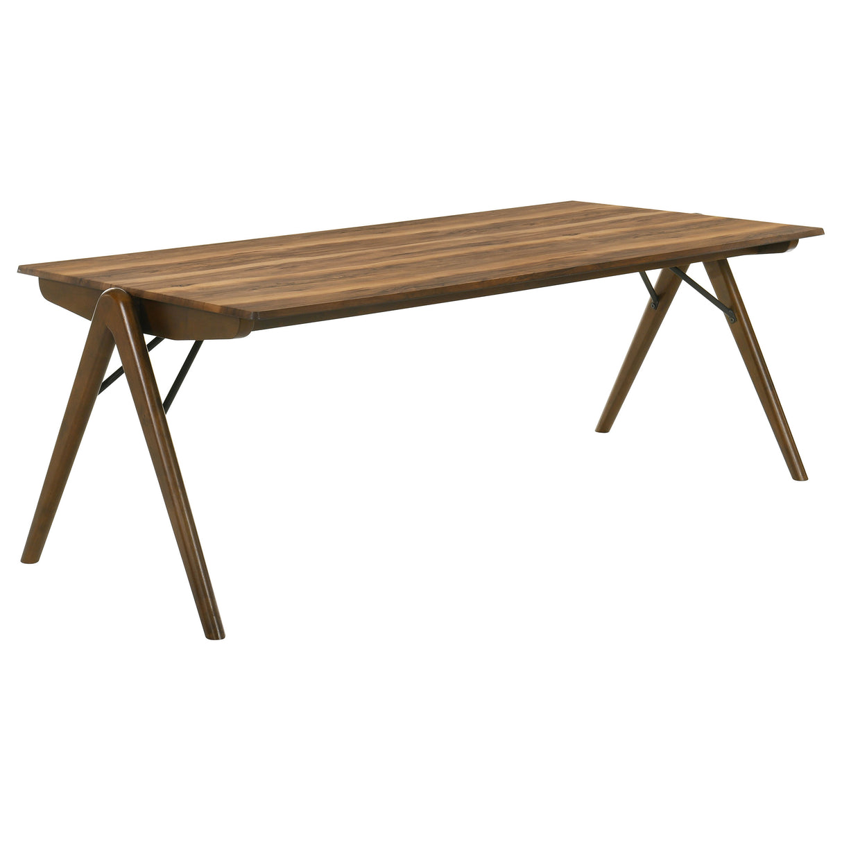 Randolph 5-Piece Dining Set - Sheesham Wood & Brown Fabric