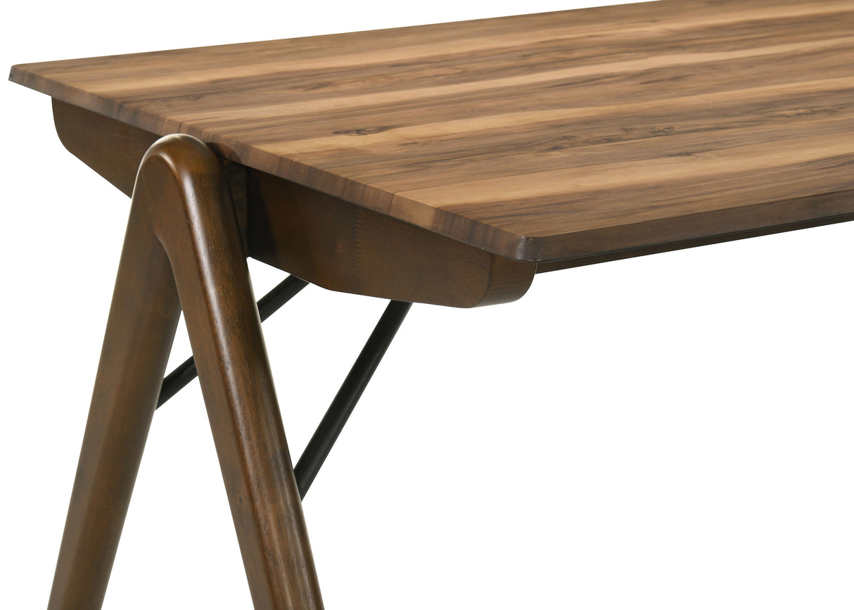 Randolph 79-Inch Rectangular Dining Table, Sheesham Brown