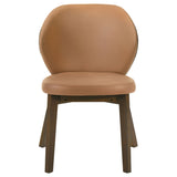 Randolph Dining Side Chair Butterscotch and Brown - Set of 2