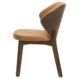 Randolph Dining Side Chair Butterscotch and Brown - Set of 2
