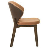 Randolph Dining Side Chair Butterscotch and Brown Set of 2