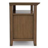 Amherst - TV Media Stand - Rustic Natural Aged Brown