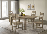 Cardova 5-Piece Extension Dining Set, Vineyard Oak