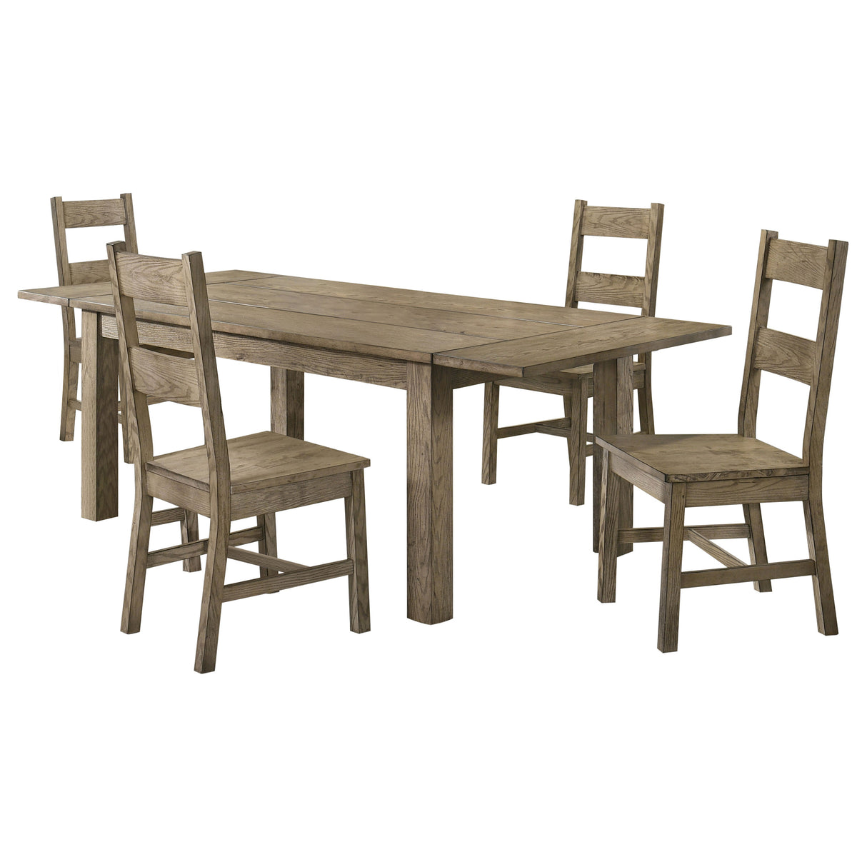 Cardova 5-Piece Extension Dining Set, Vineyard Oak