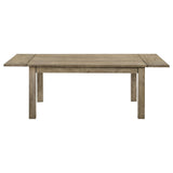 Cardova 87-Inch Solid Wood Extension Dining Table Vineyard Oak